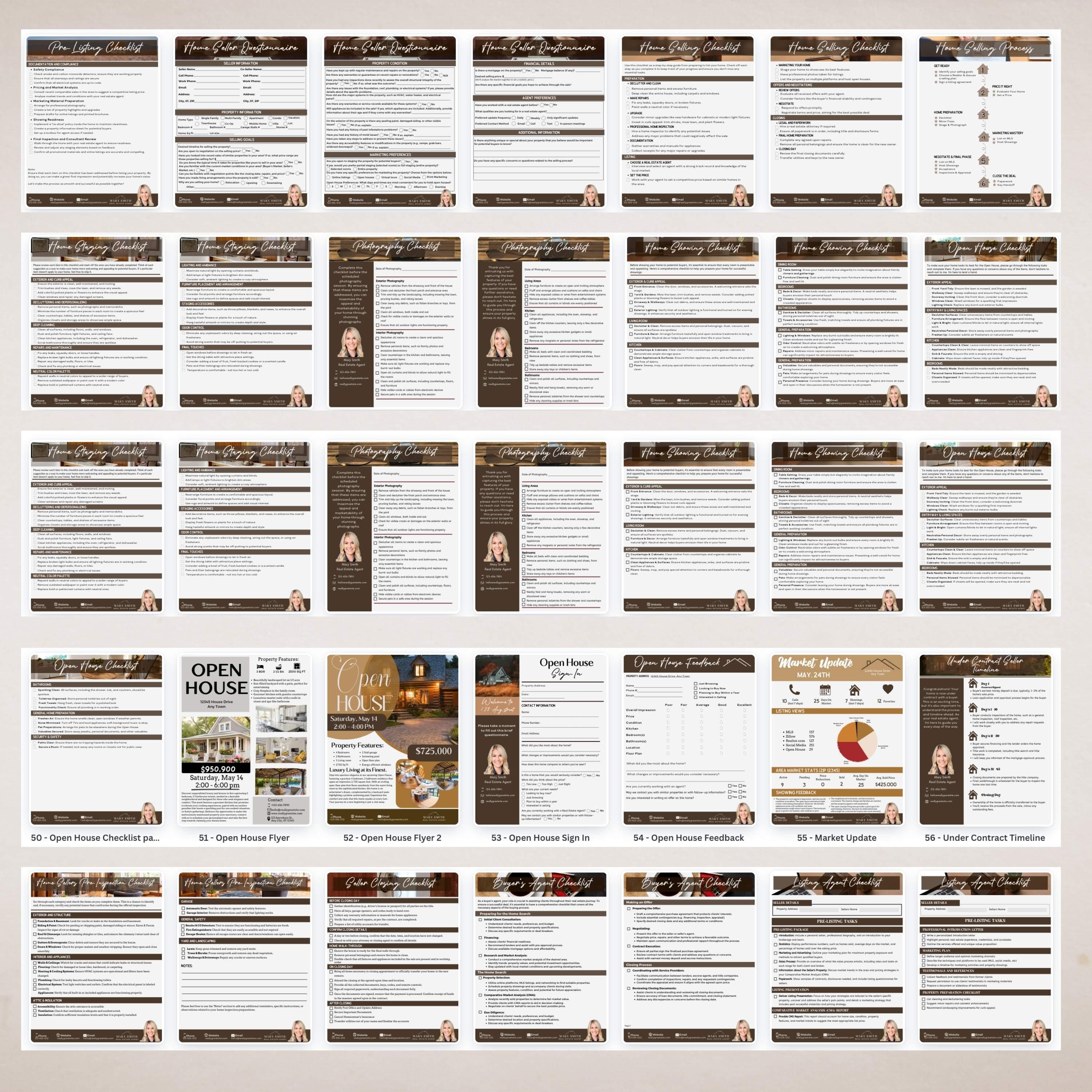 Home Staging Checklist - Living Room Setup: A visually appealing home staging checklist with tips for creating an inviting living room, aiding agents in readying properties for showings.