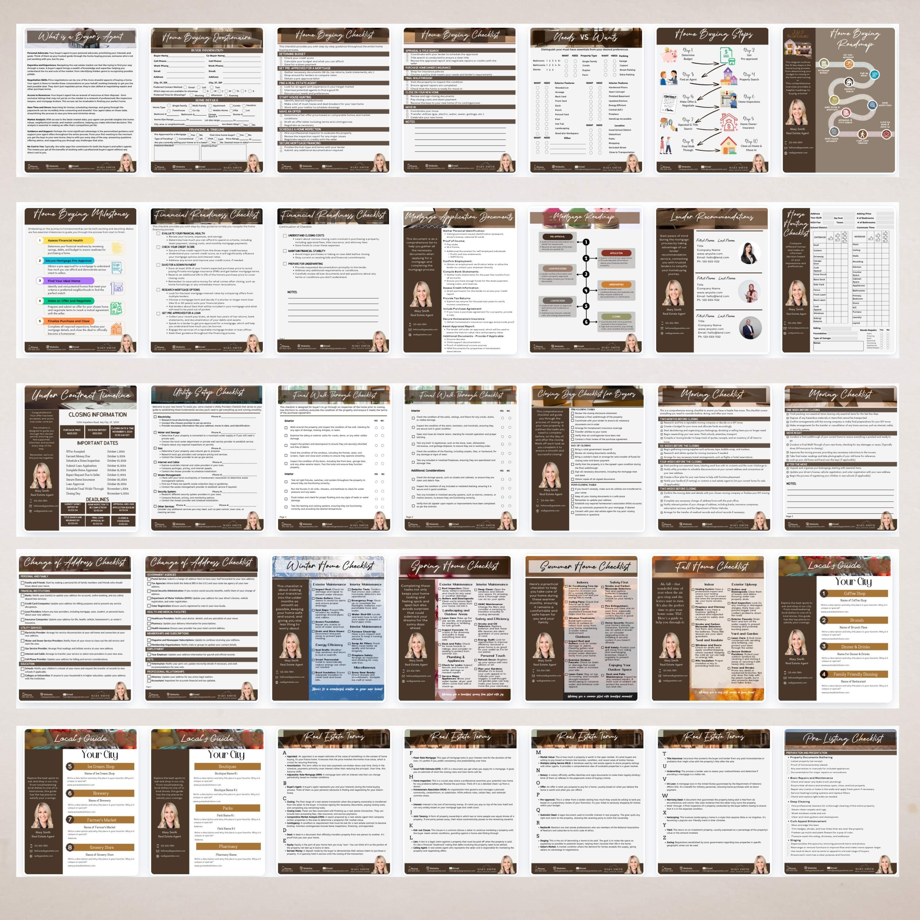 House Hunting Checklist - Key Features: An essential house hunting checklist detailing key features and criteria, empowering agents to assist buyers in making informed decisions.