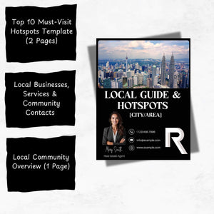 Realtor Local Guide. Top 10 Must Visit hotspots Template.