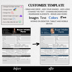 Customize template in Canva.