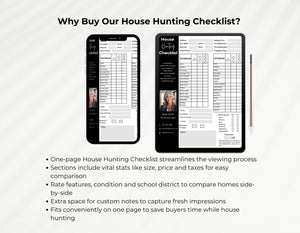 First Time Home Buyer Checklist Home Buyer Guide Property Viewing Checklist House Viewing Form Real Estate Client Gift Home Search Organizer Instant Download Checklist