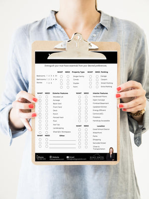 Assessment Real Estate Client Resources Real Estate Printables Home Buying Planner Buyer Needs Assessment Property Wishlist Template Realtor Tool