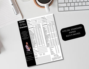 House Hunting Checklist Real Estate Agent Checklist Printable Checklist Canva Template Instant Digital Download House Hunting Form Home Buyer Guide Property Viewing Checklist