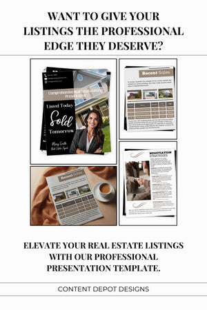 Professional Realtor Presentation Template Featuring Strategic Pricing, Open House Checklist, and Comprehensive Marketing Plan