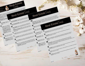 Real estate agent-branded glossary to help clients navigate the home buying and selling process.