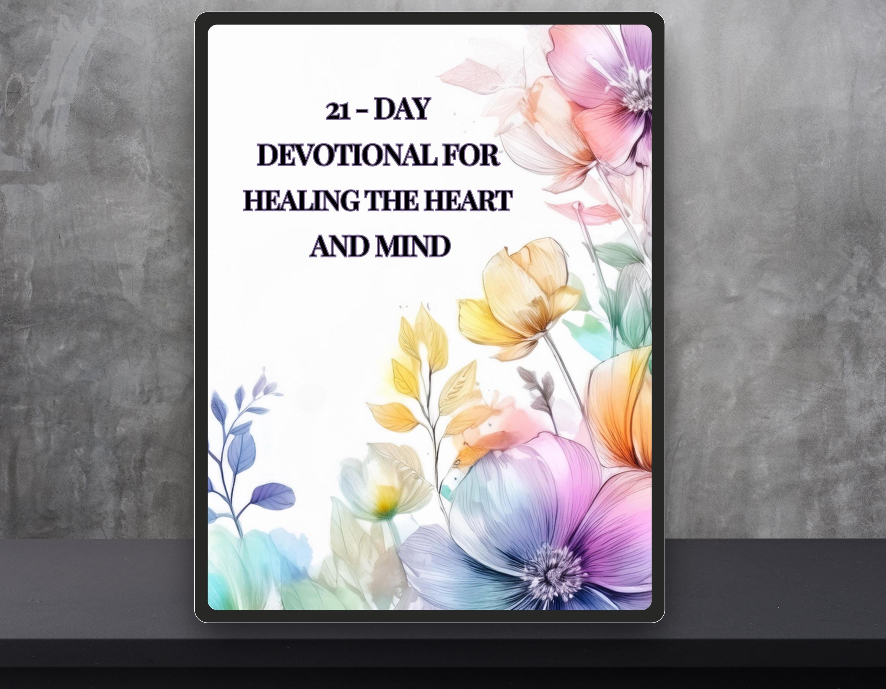 Faith-Based Healing Devotional, showing its adaptability for physical journal use with clear, easy-to-read layout.