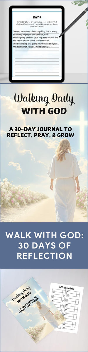 Christian Prayer Journal placed on a workspace with a coffee cup, ready for daily reflection and prayer.