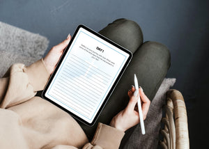 Sample page from the Christian Prayer Journal featuring daily prompts for reflection, prayer, and Bible study.