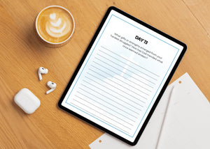 Christian Prayer Journal Printable PDF wrapped as a thoughtful gift for loved ones seeking spiritual growth.